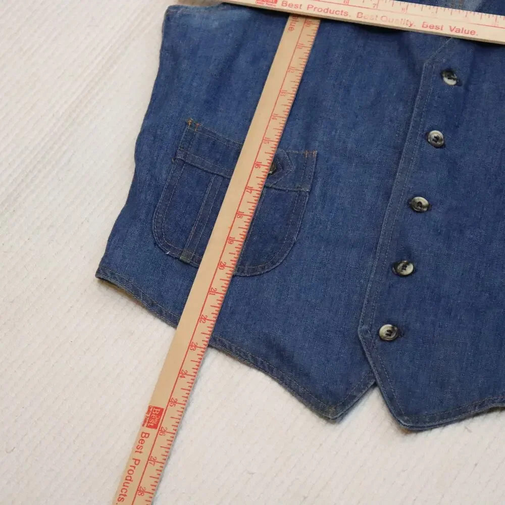 Vintage Lee Denim Vest‎ Separate-Lees Size 42R